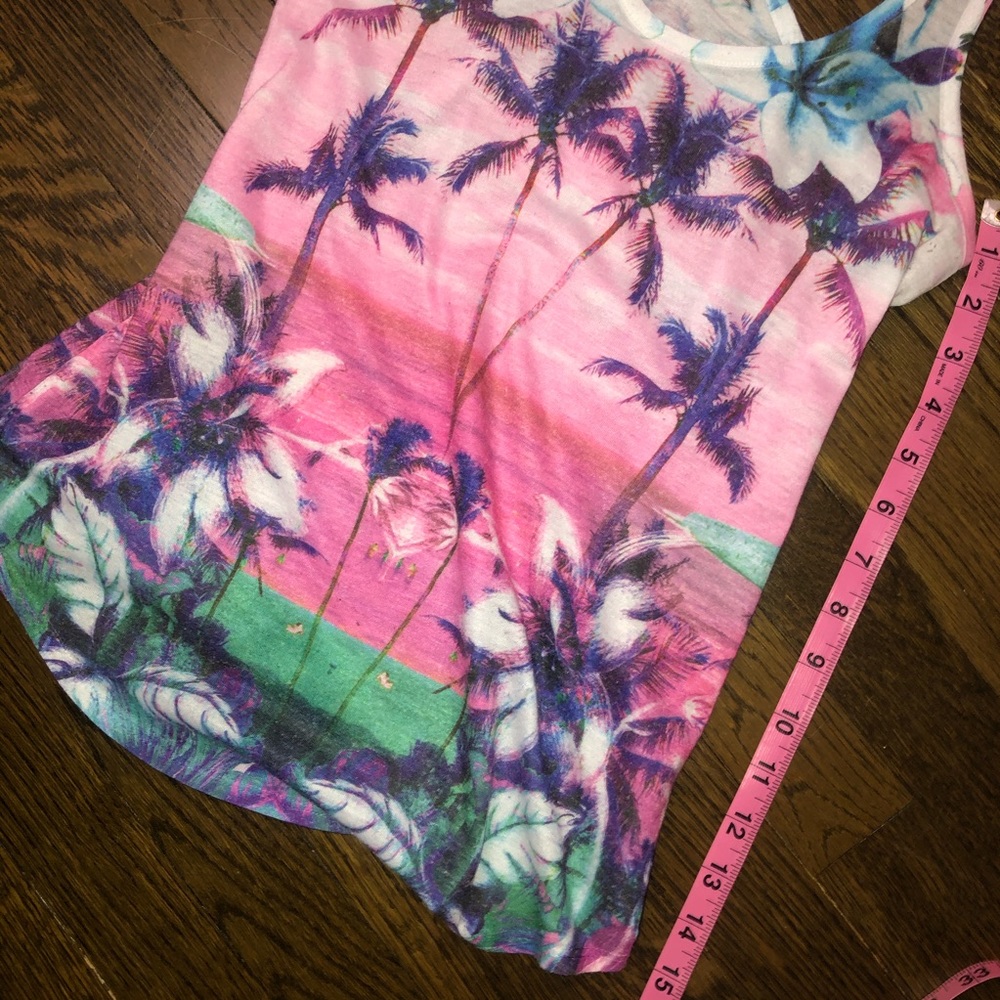 ππ3 for $20 ππExpress Tropical razor back tank - Picture 5 of 7